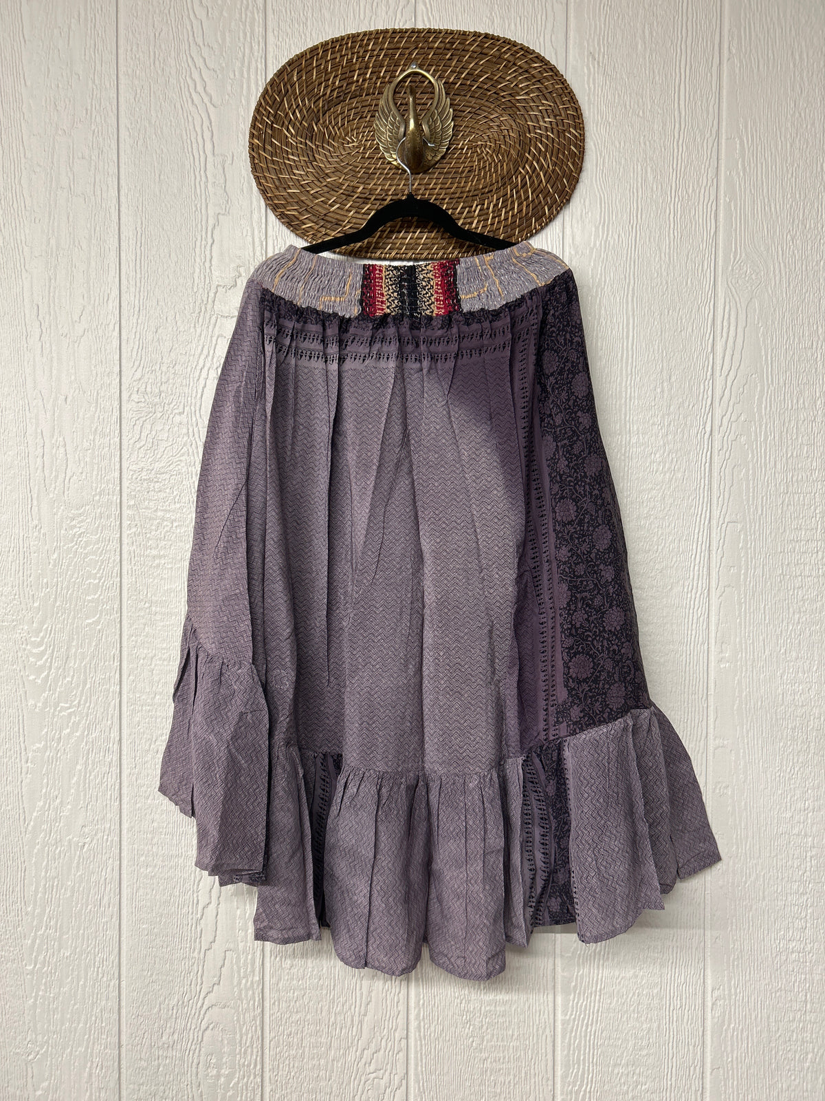 Crepe Sari Dahlia Skirt 1026 096
