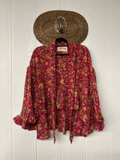 Crepe Sari Wild Rose Top 1225 207