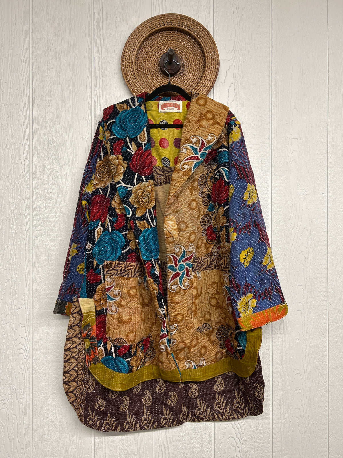 Fine Kantha Drifter Coat 1026 004