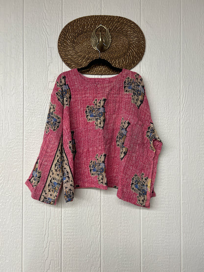 Pareo Kantha Wanderer Pocket Crop Top 0226 232