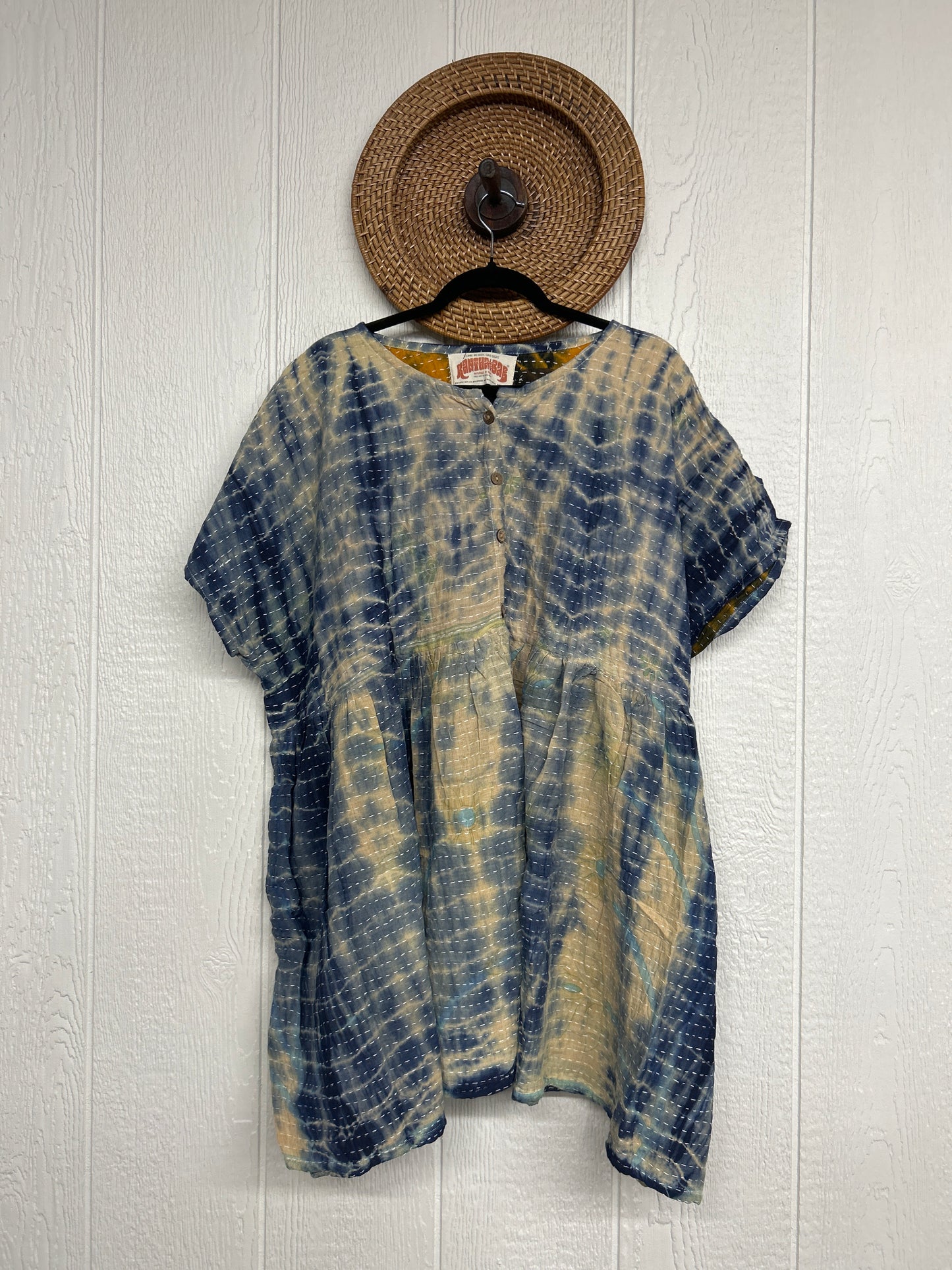 Pareo Kantha Daydreamer Button Down Mini  0526 026