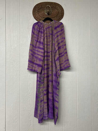 RETAIL Crepe Sari Woodstock Duster Dress 0226 039