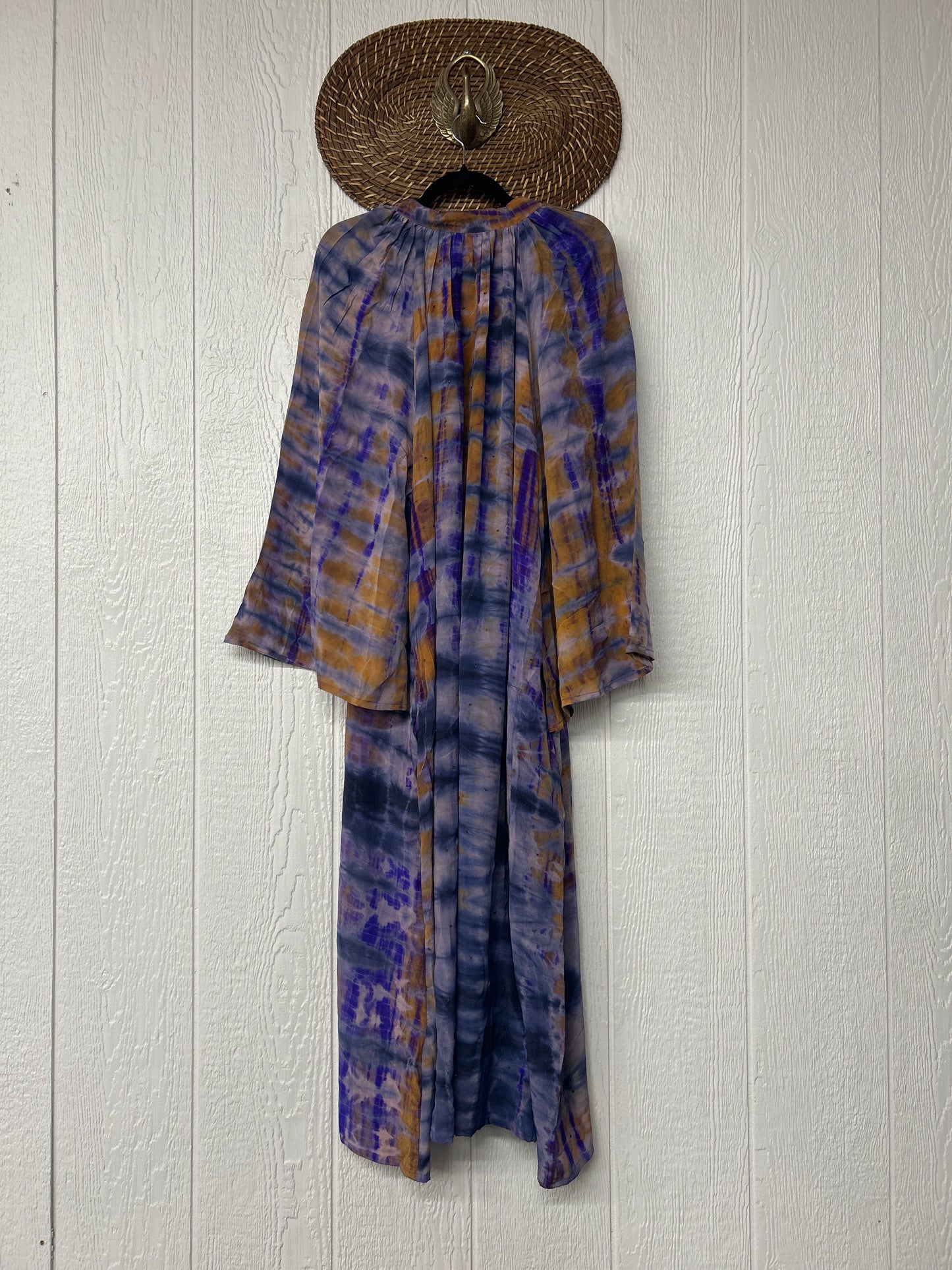 Crepe Sari Woodstock Duster Dress 0226 074