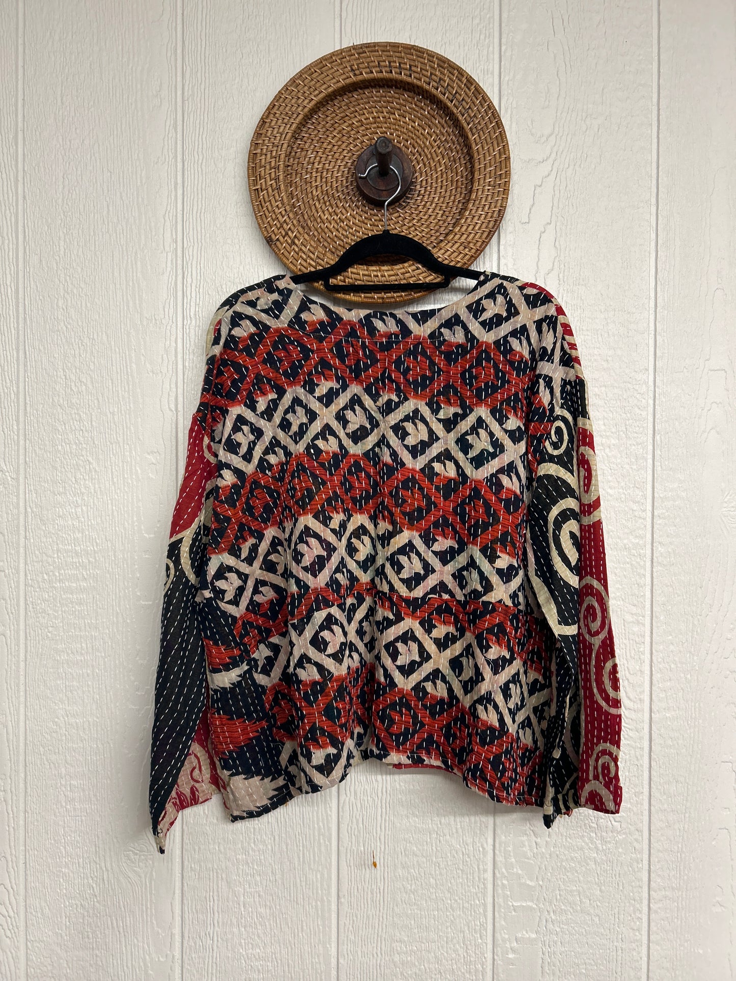 Pareo Kantha Wanderer Pocket Crop Top 0226 069
