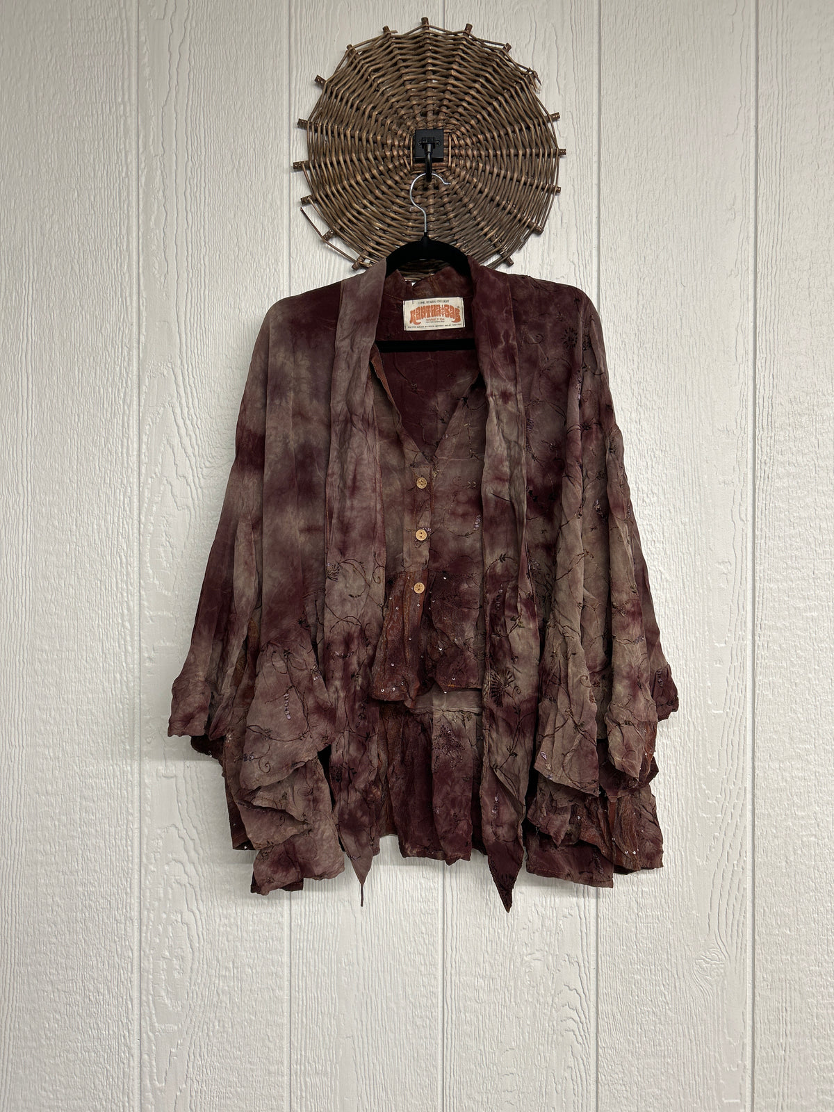 Crepe Sari Wild Rose Top 1026 095