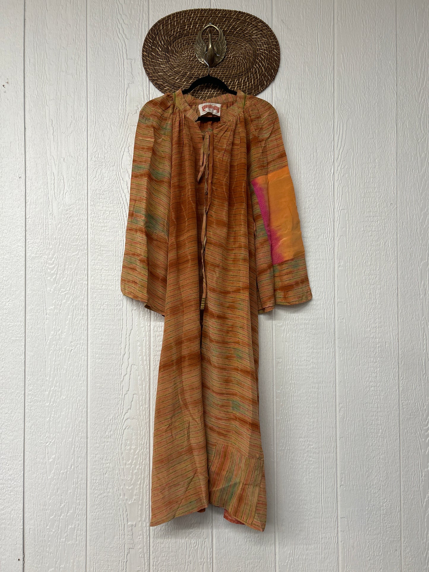 Crepe Sari Woodstock Duster Dress 0226 273
