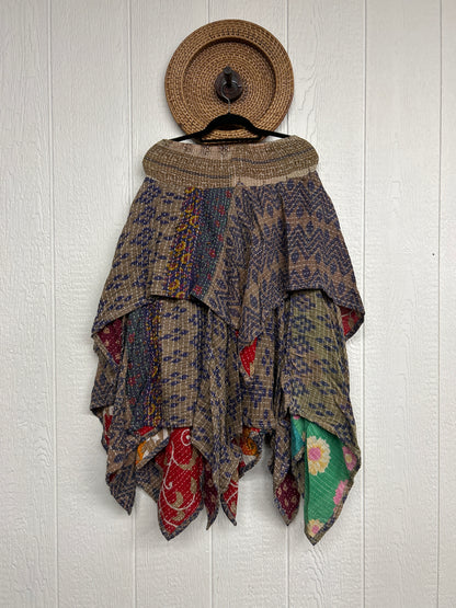 Pareo Kantha Pixie Skirt 0426 064