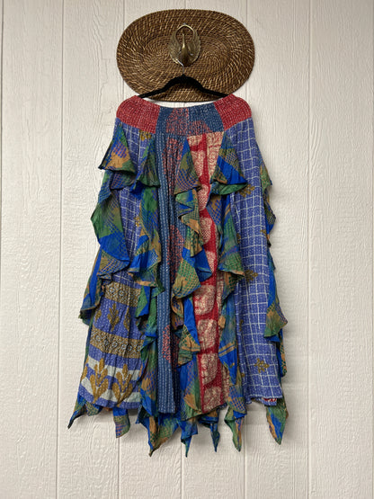 Pareo Kantha Willow Maxi Skirt 0826 191
