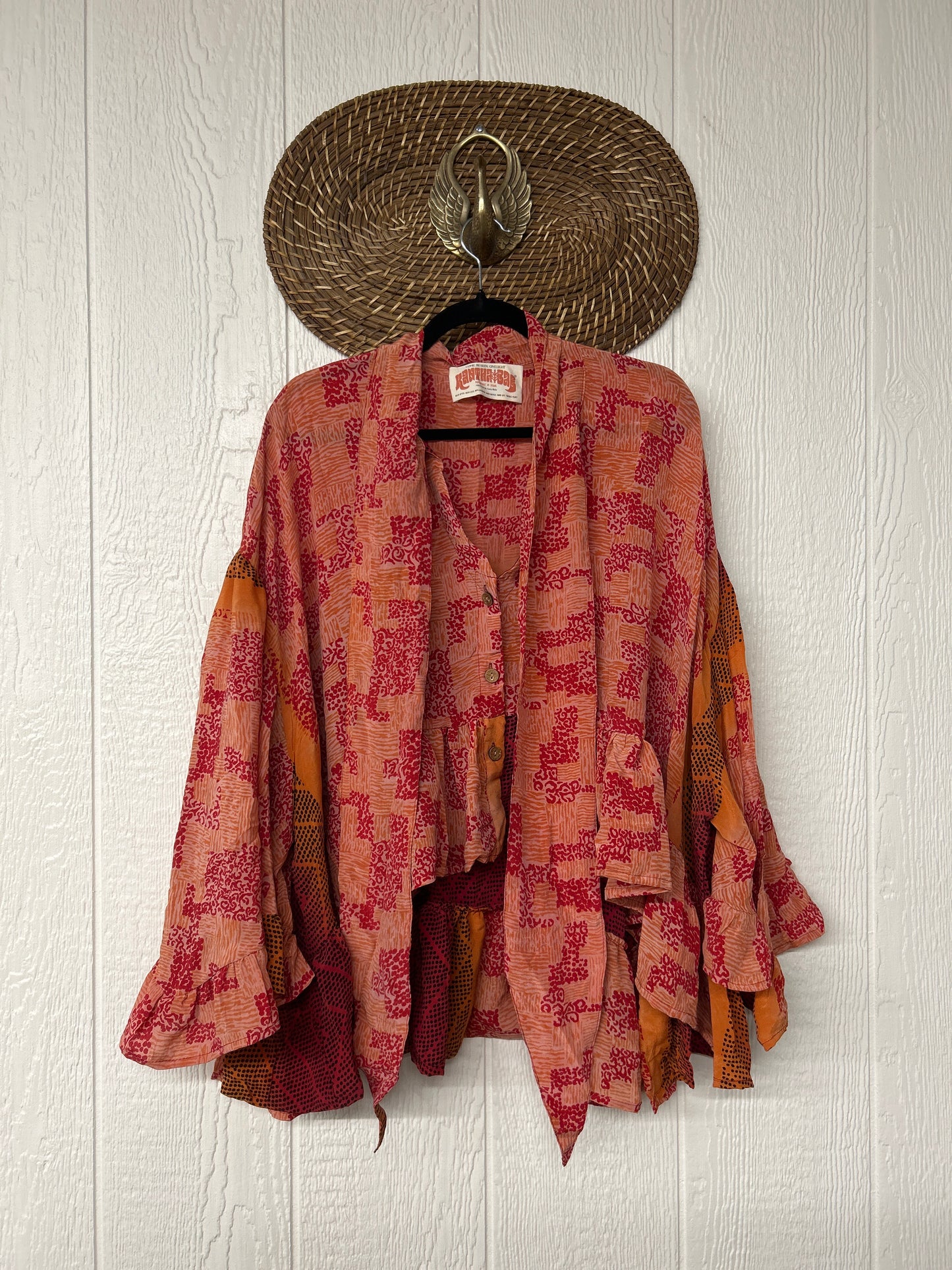 Crepe Sari Wild Rose Top 1225 200