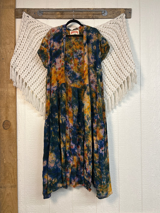 Crepe Sari Summer Evermore Kimono 0726 156