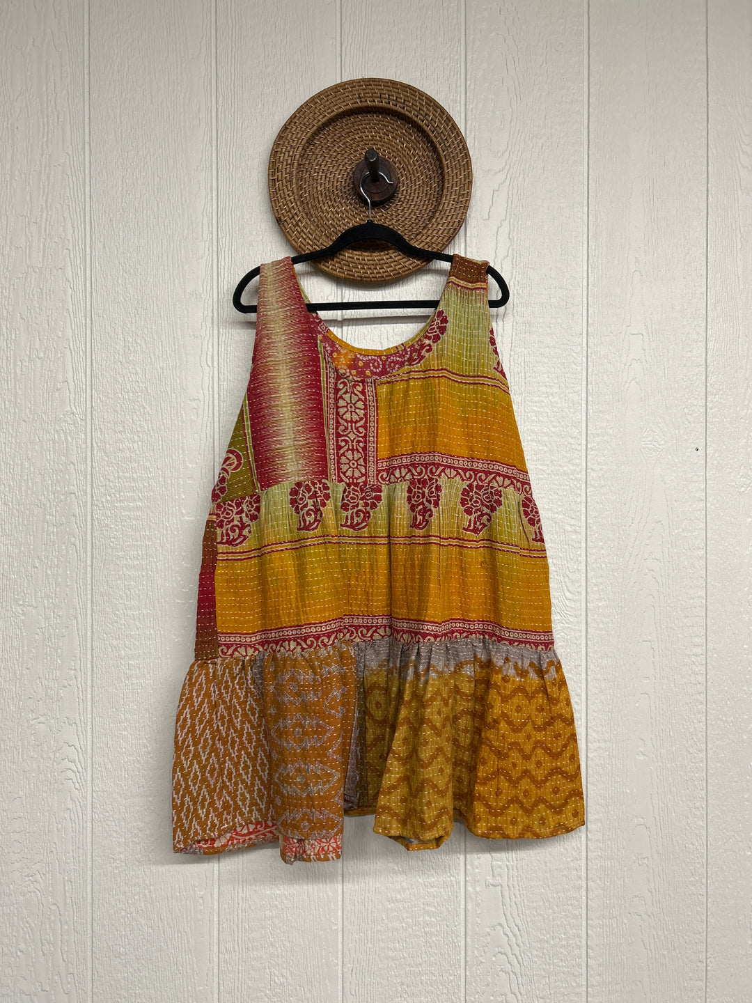 Kantha Meadow Mini Dress 0425 253