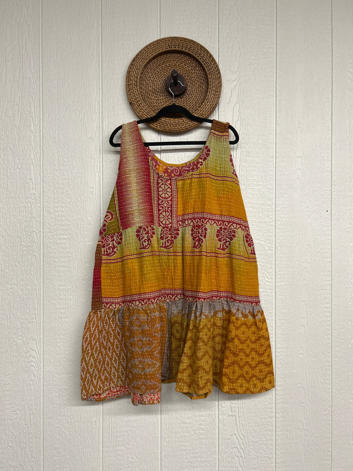 Kantha Meadow Mini Dress 0425 253