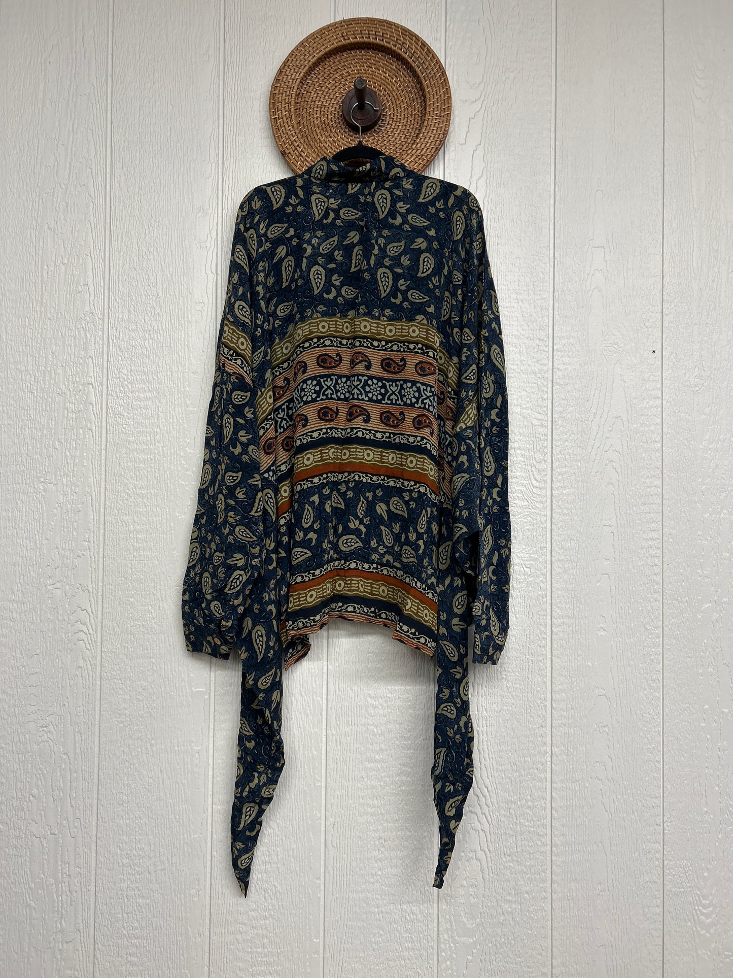 Crepe Sari Nirvana Button Down 1125 212