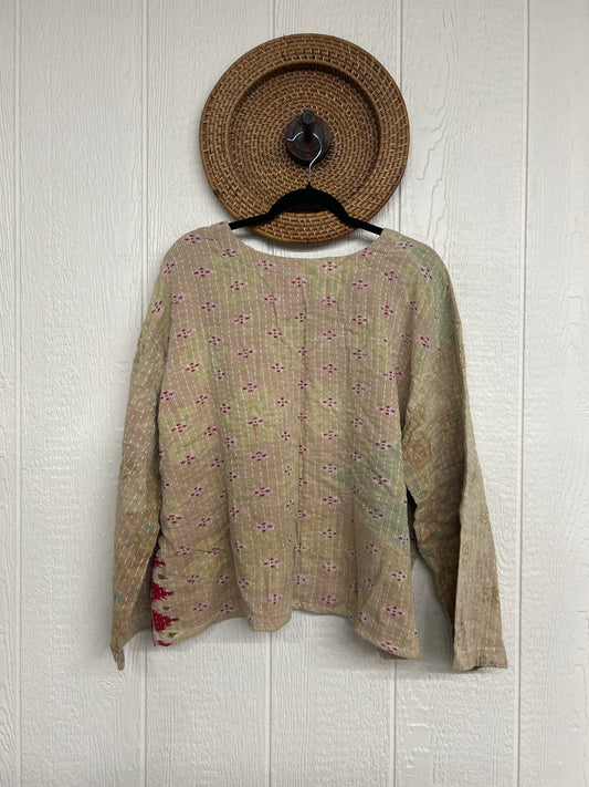 Pareo Kantha Wanderer Pocket Crop Top 0226 022