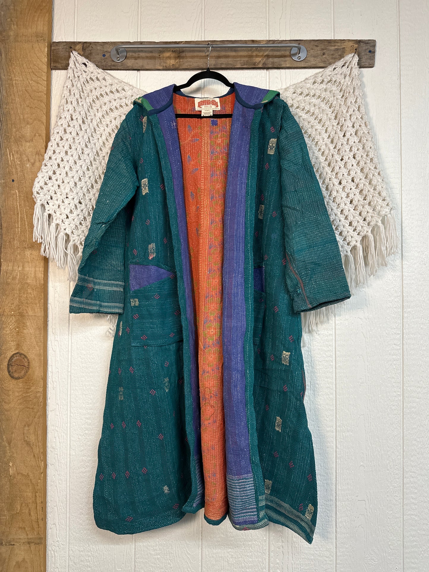 Fine Kantha Rising Sun Coat 1125 267