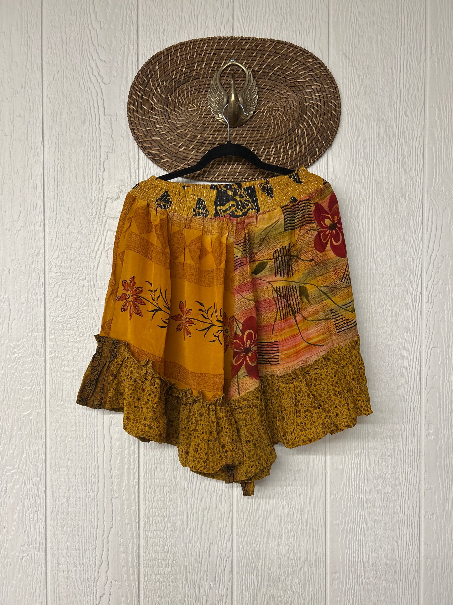 Crepe Sari Lover Cropped Culottes 0726 073