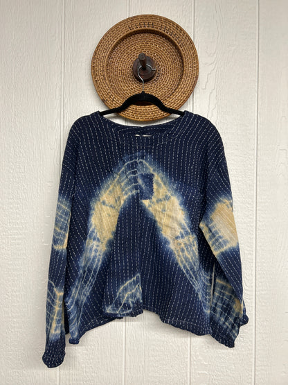 Pareo Kantha Wanderer Pocket Crop Top 0526 013