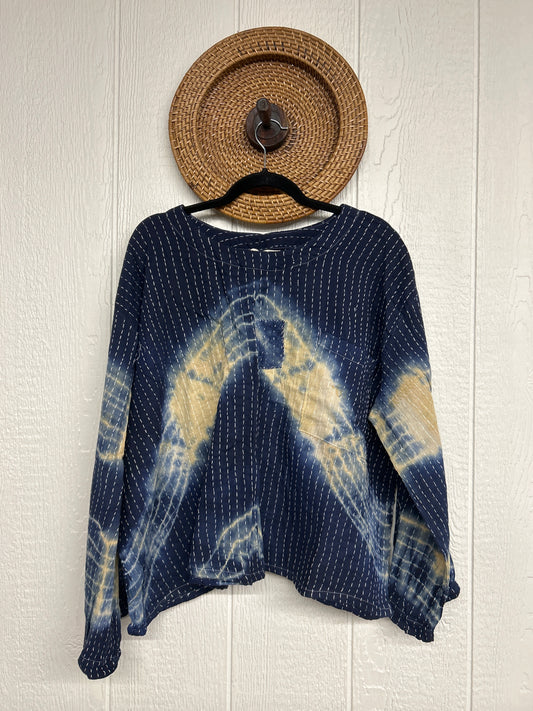 Pareo Kantha Wanderer Pocket Crop Top 0526 013