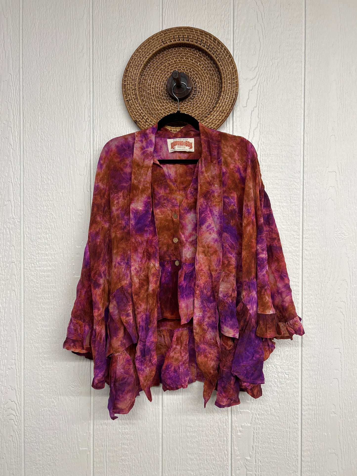 Crepe Sari Wild Rose Top 0426 006
