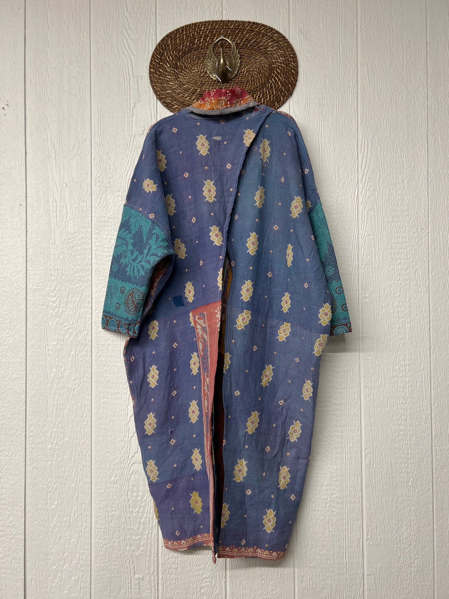 Fine Kantha Cowl Split Pullover 1225 029