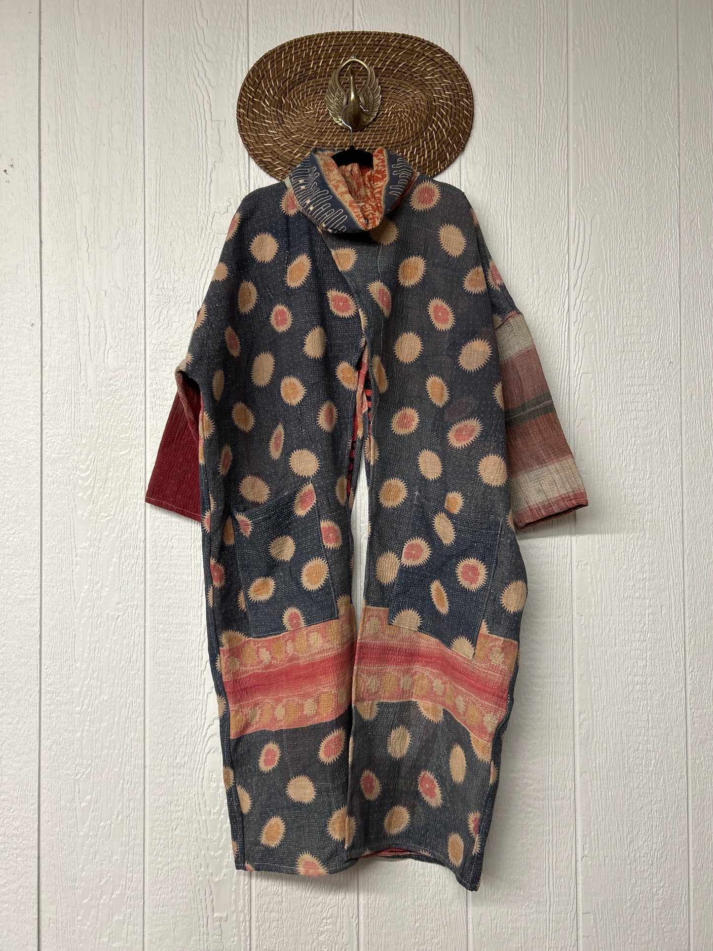 Fine Kantha Cowl Split Pullover 1225 136