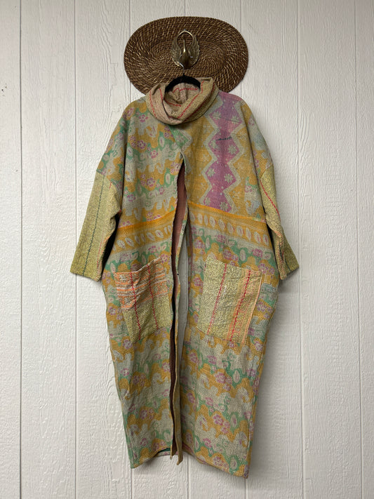 Fine Kantha Cowl Split Pullover 1225 032