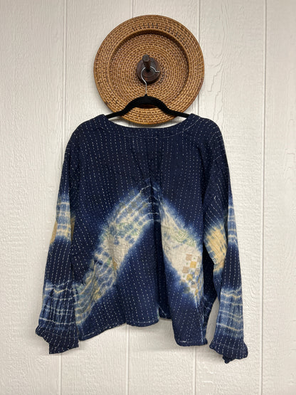 Pareo Kantha Wanderer Pocket Crop Top 0526 013