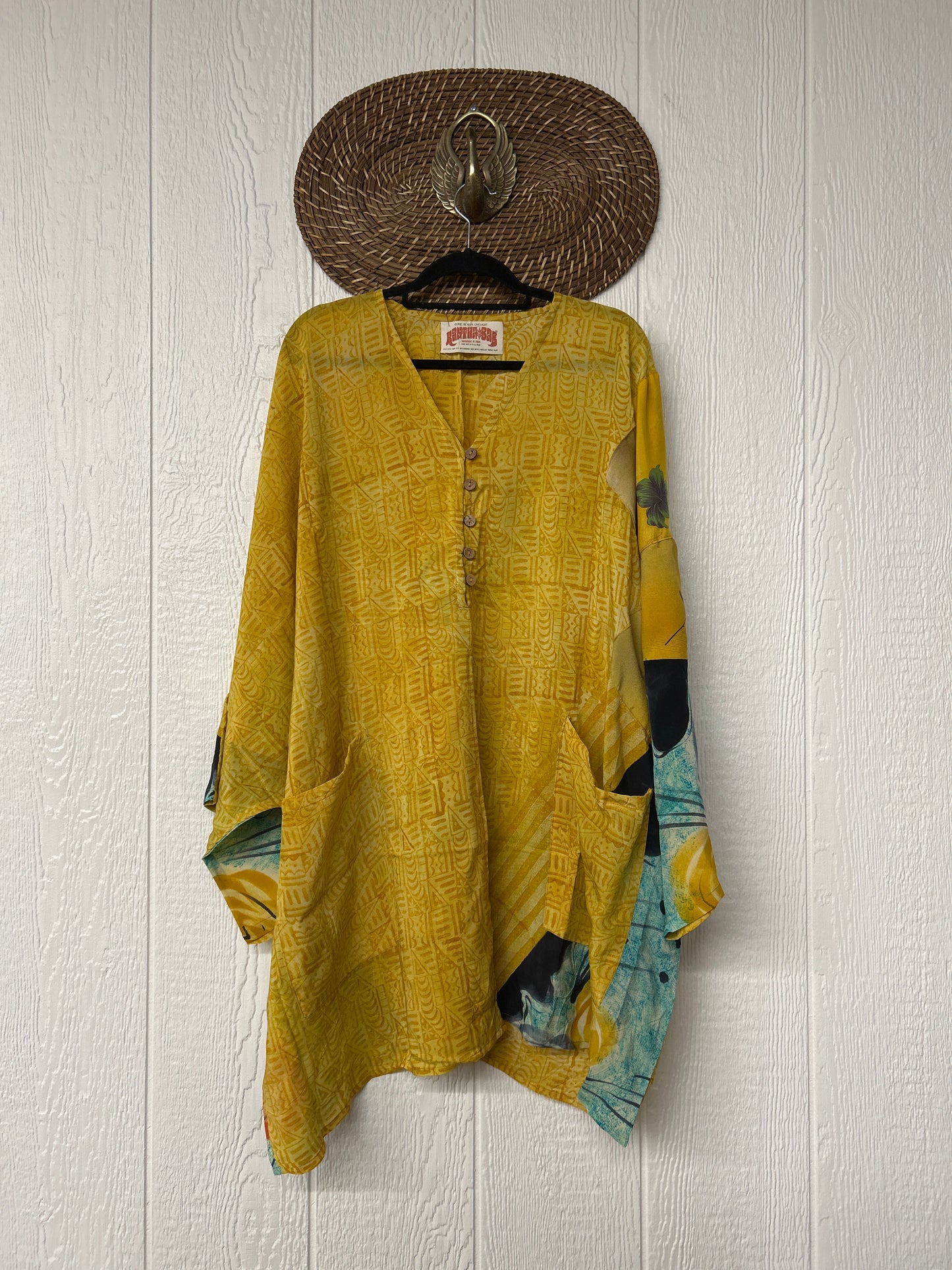Crepe Sari Gaia Split Tunic 0226 267