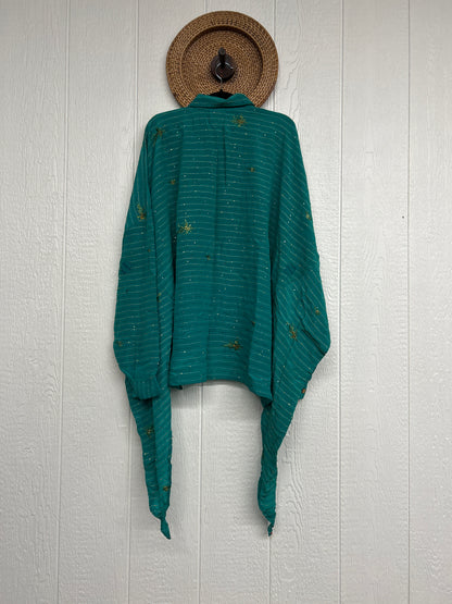 Crepe Sari Nirvana Button Down 1125 219