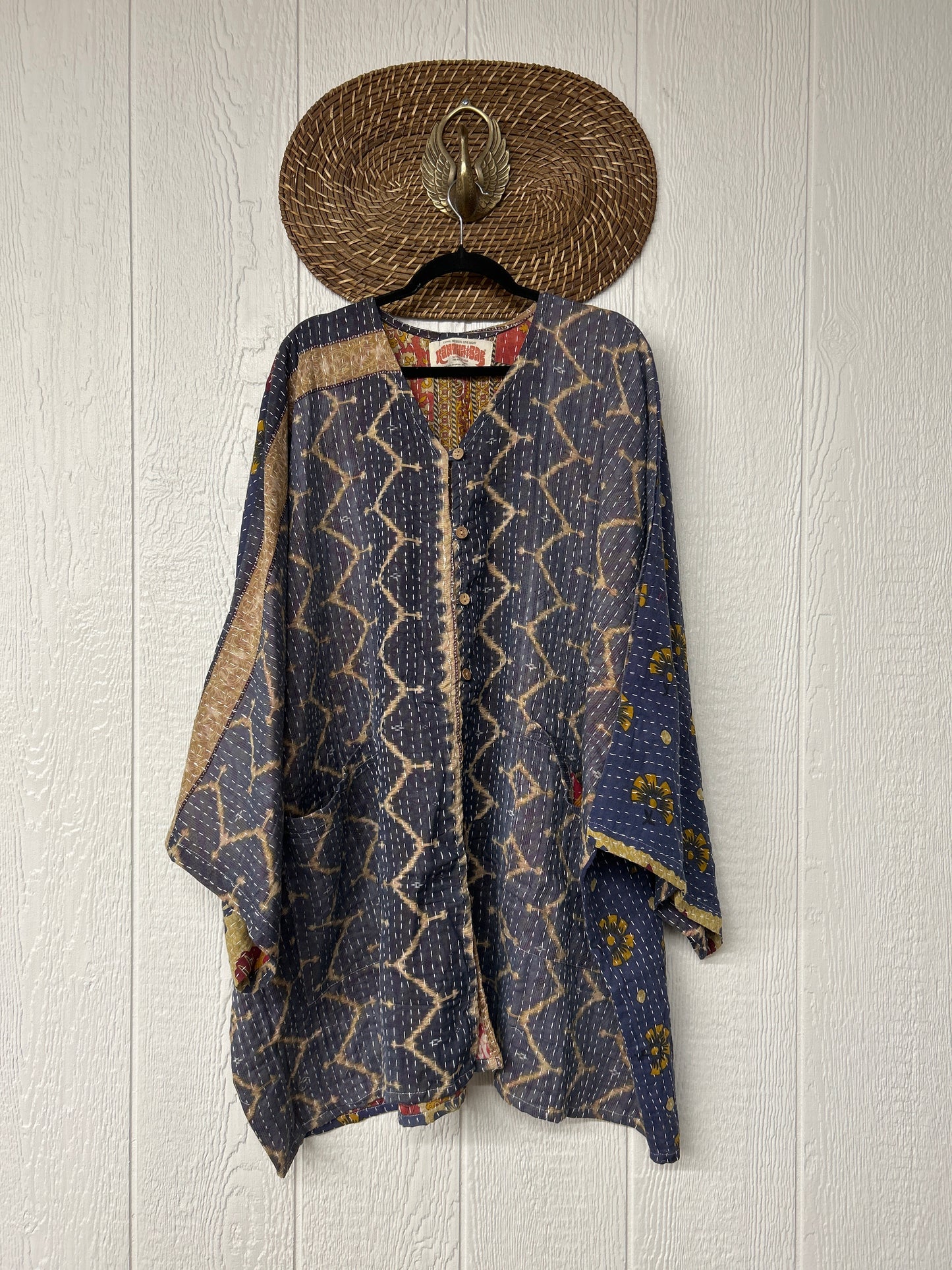 Pareo Kantha Gaia Button-Down Kimono 0126 262