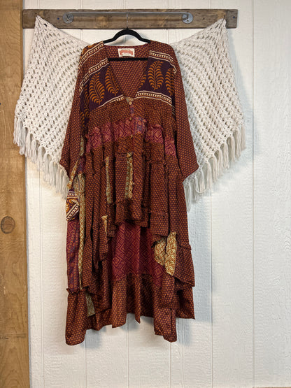 Rasgulla Sari Rhiannon Kimono 0826 046