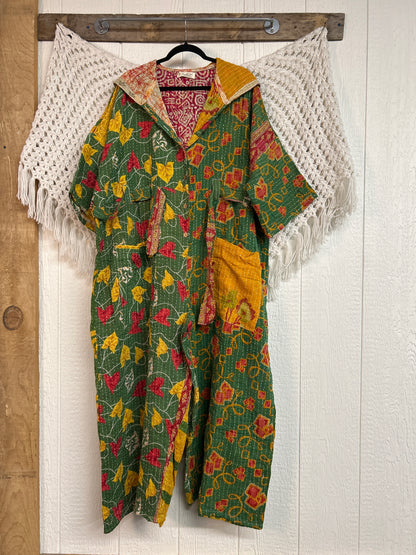 Kantha Zen Hoodie Jumpsuit 0925 210