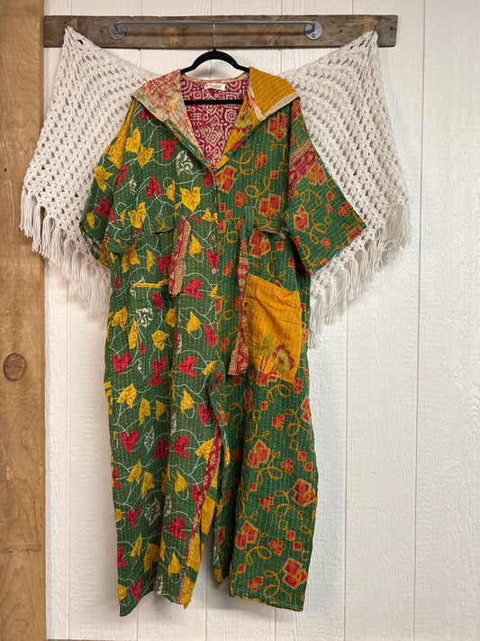 Kantha Zen Hoodie Jumpsuit 0925 210