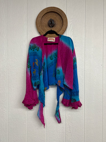 Crepe Sari Zeppelin Crop Shrug 0426 229