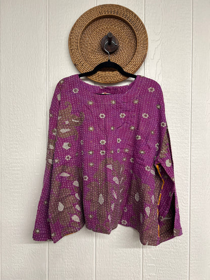 Pareo Kantha Wanderer Pocket Crop Top 0226 103