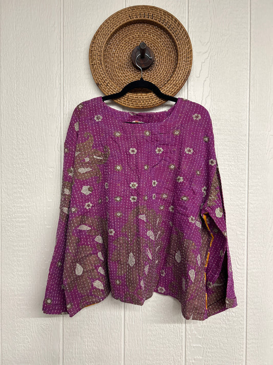 Pareo Kantha Wanderer Pocket Crop Top 0226 103