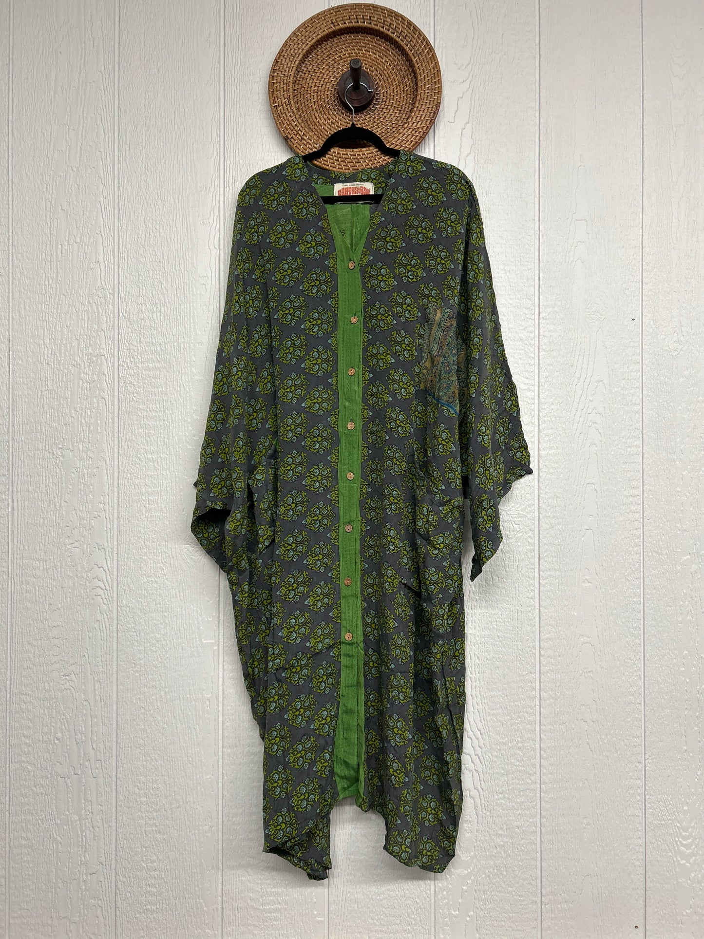 Crepe Sari Gaia Duster Dress 0826 168