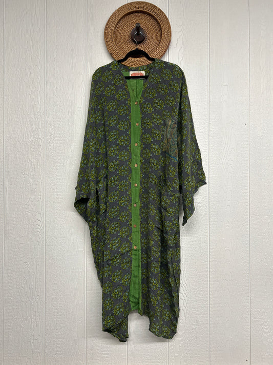 Crepe Sari Gaia Duster Dress 0826 168