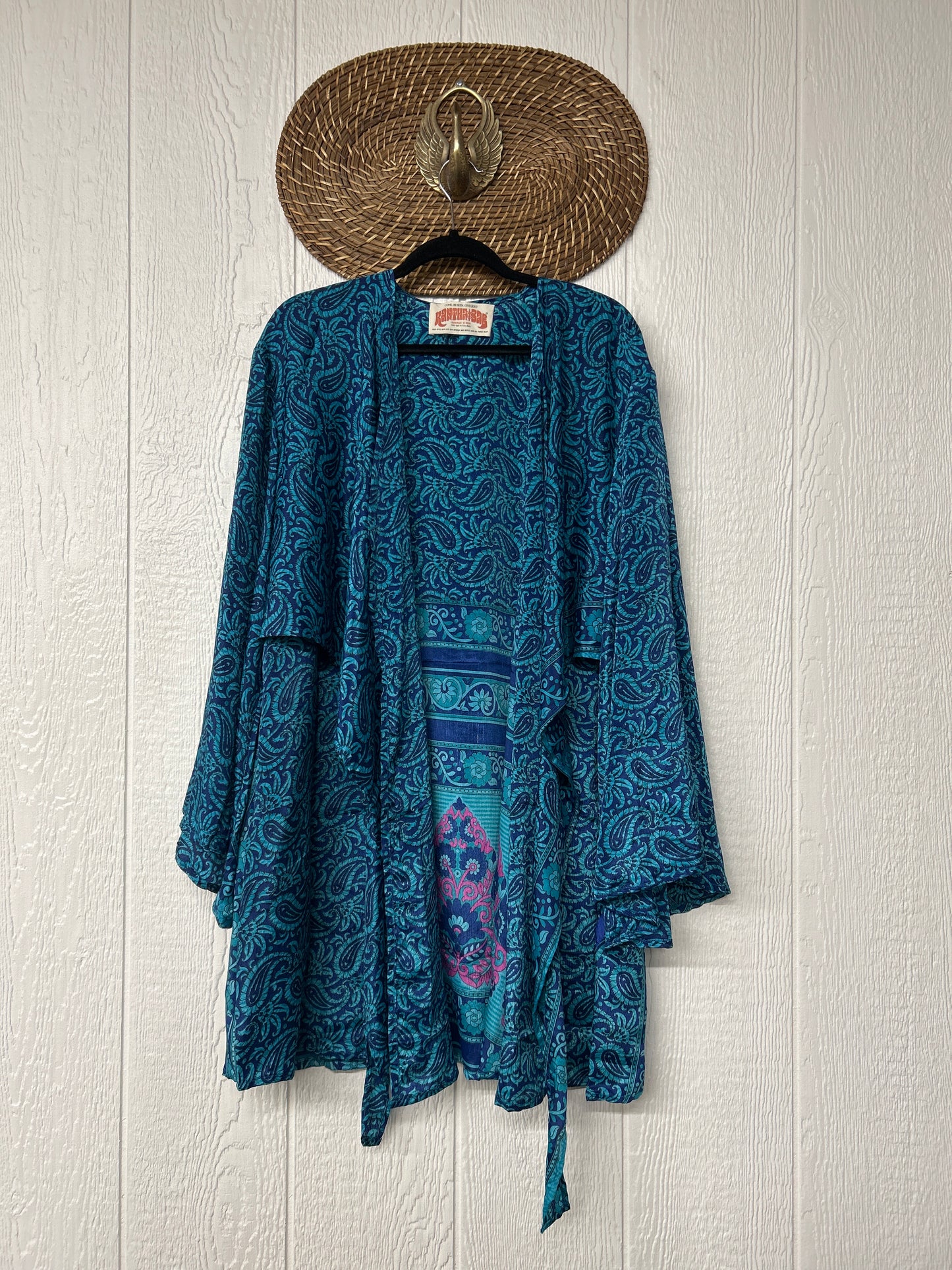 Rasgulla Sari Shortie Spellbound Kimono 0226 077