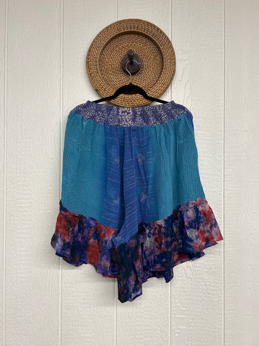 Crepe Sari Lover Cropped Culottes 0726 208