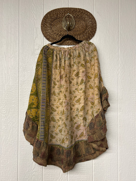 Pareo Kantha Wild Rose Skirt 0426 241