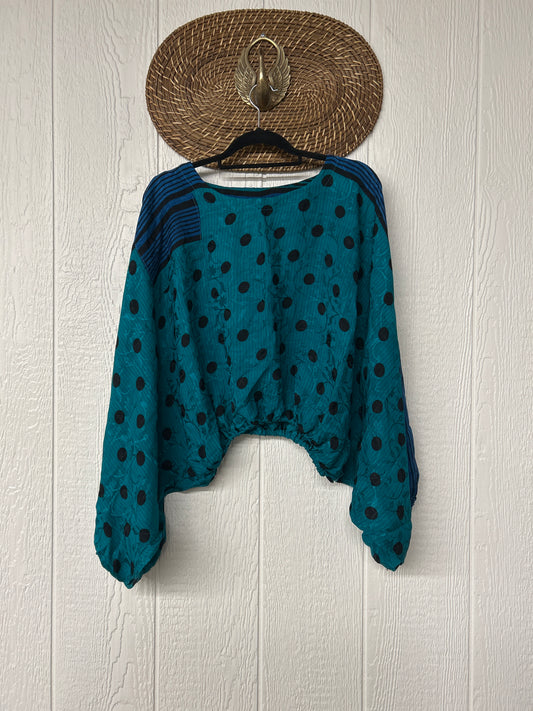 Crepe Sari Luna Crop Top 0126 229