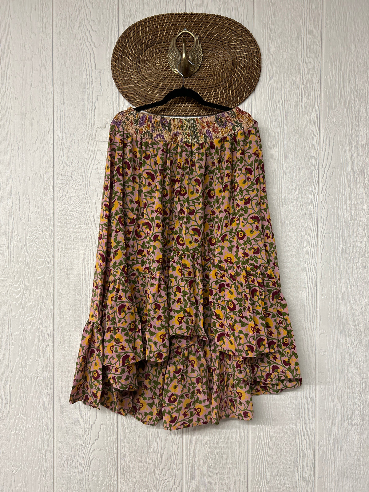 Crepe Sari Dahlia Skirt 1026 133