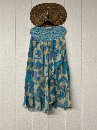 Crepe Sari Inner Peace Wrap Skirt 0626 257