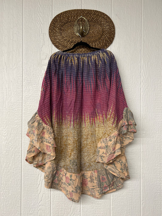 Pareo Kantha Wild Rose Skirt 0426 016