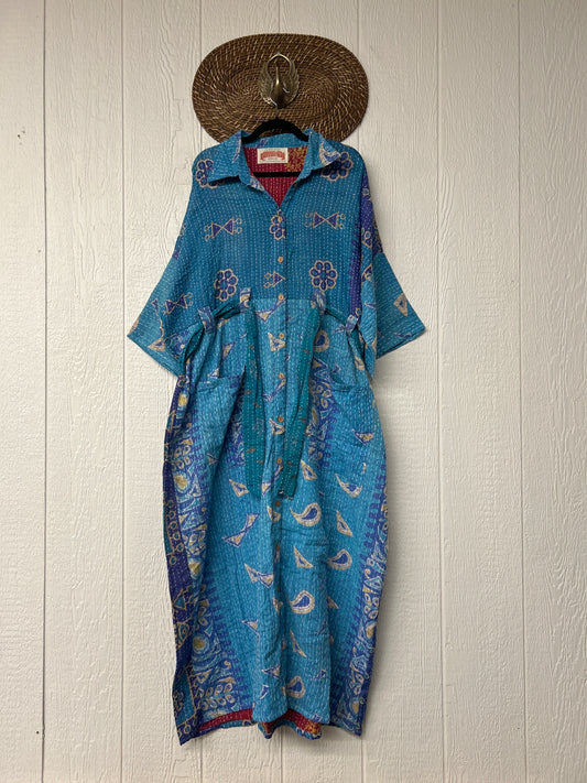 Pareo Kantha Gravity Duster Dress 0226 252