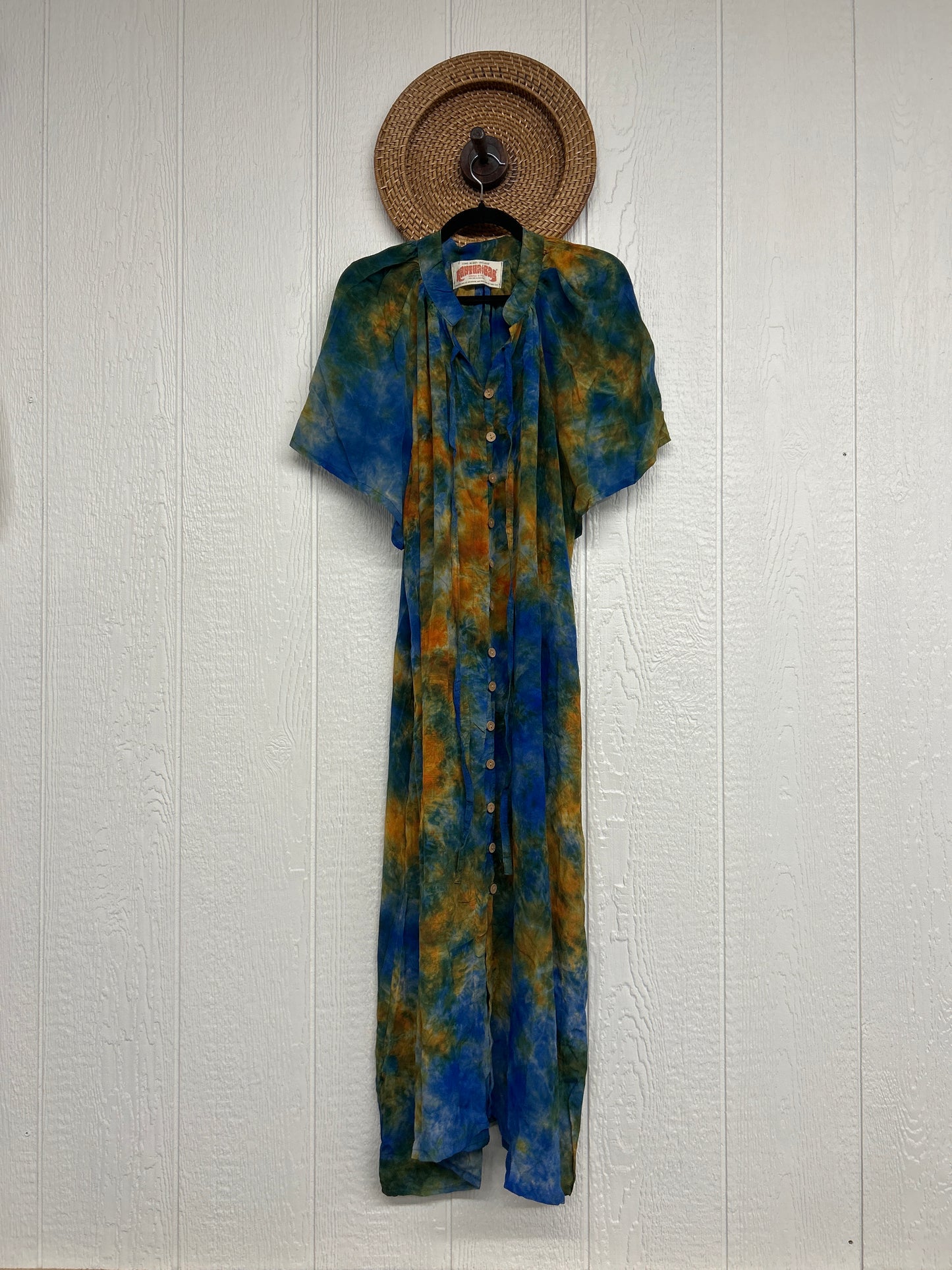 Crepe Sari Summer Woodstock Duster 0626 026