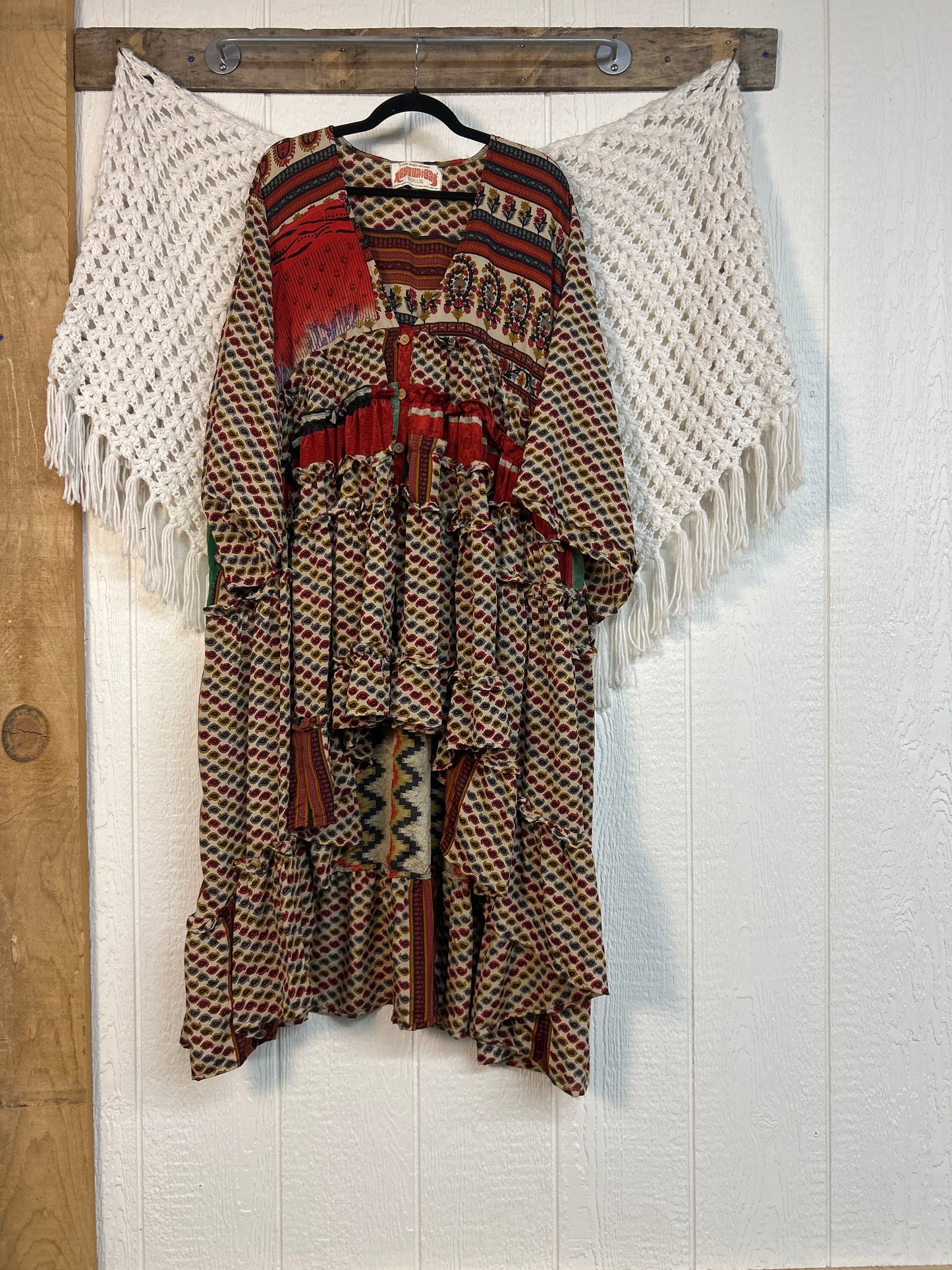 Rasgulla Sari Rhiannon Kimono 0826 115