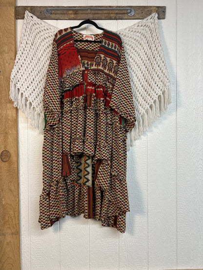 Rasgulla Sari Rhiannon Kimono 0826 115