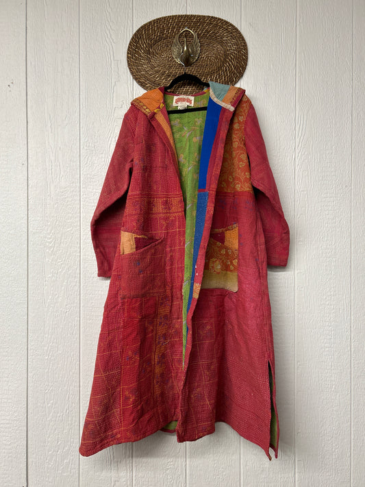 Fine Kantha Rising Sun Coat 1125 123